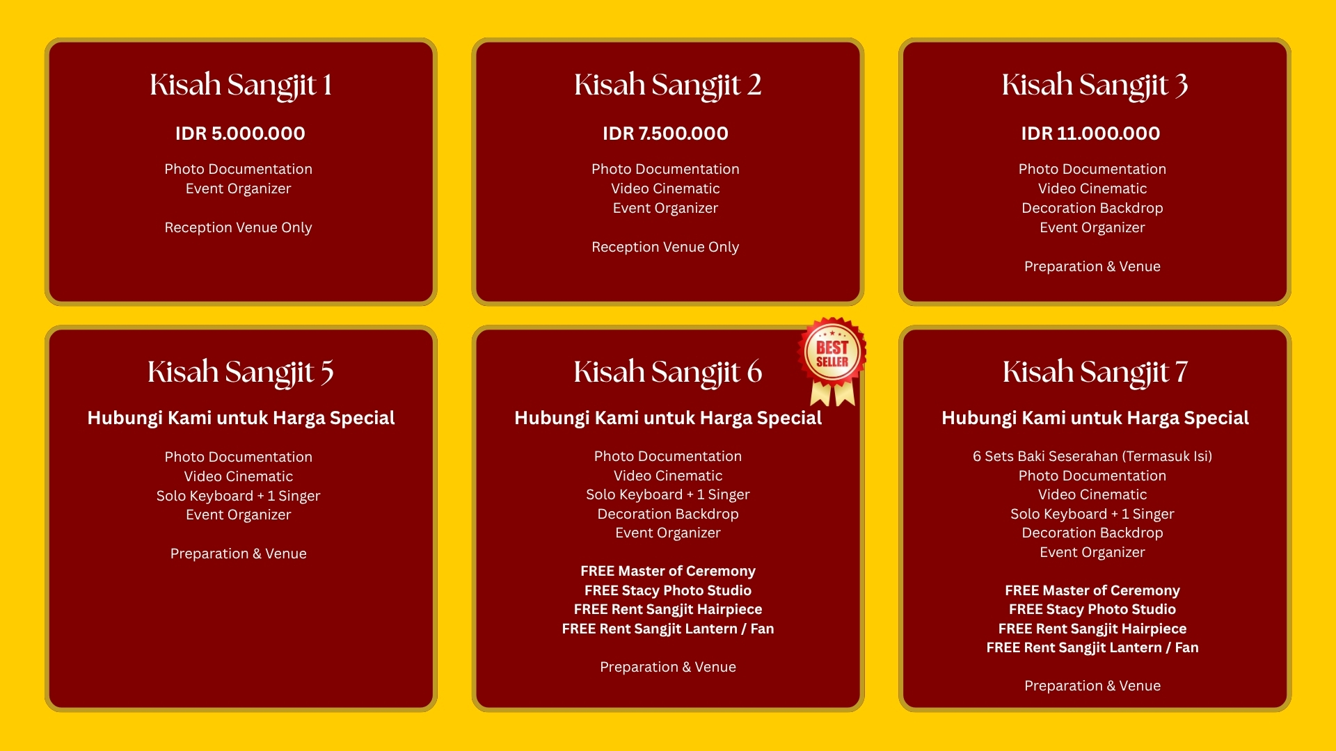 Paket Ting Jing & Sangjit Lengkap